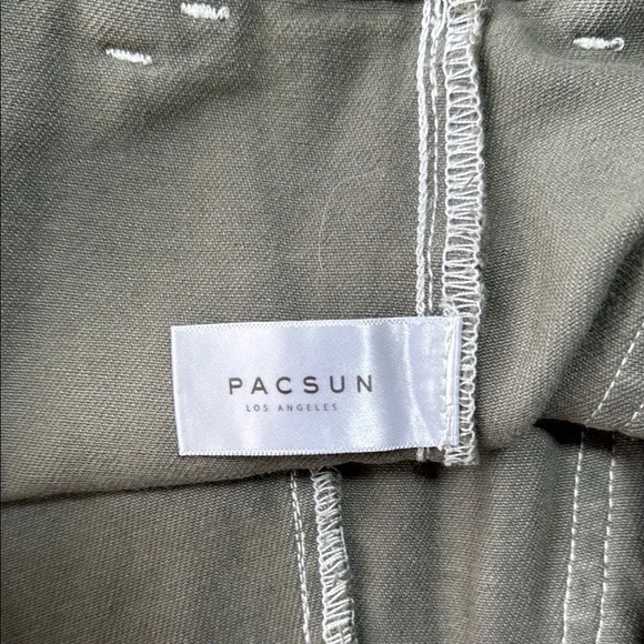 PacSun Olive Green Denim Skirt - Picture 5 of 6